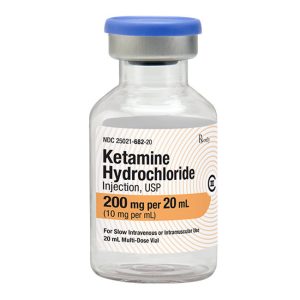 Ketamine HCL Injection, 10mg/mL, 20mL Vial