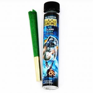 Dr zodiak’s Moonrock OG clear kief Prerolls