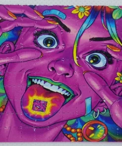 Acid Girl Mini Blotter Art