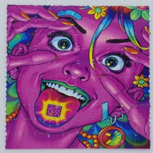 Acid Girl Mini Blotter Art