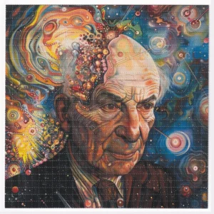Hofmann's Psychedelic Brain Blotter Art